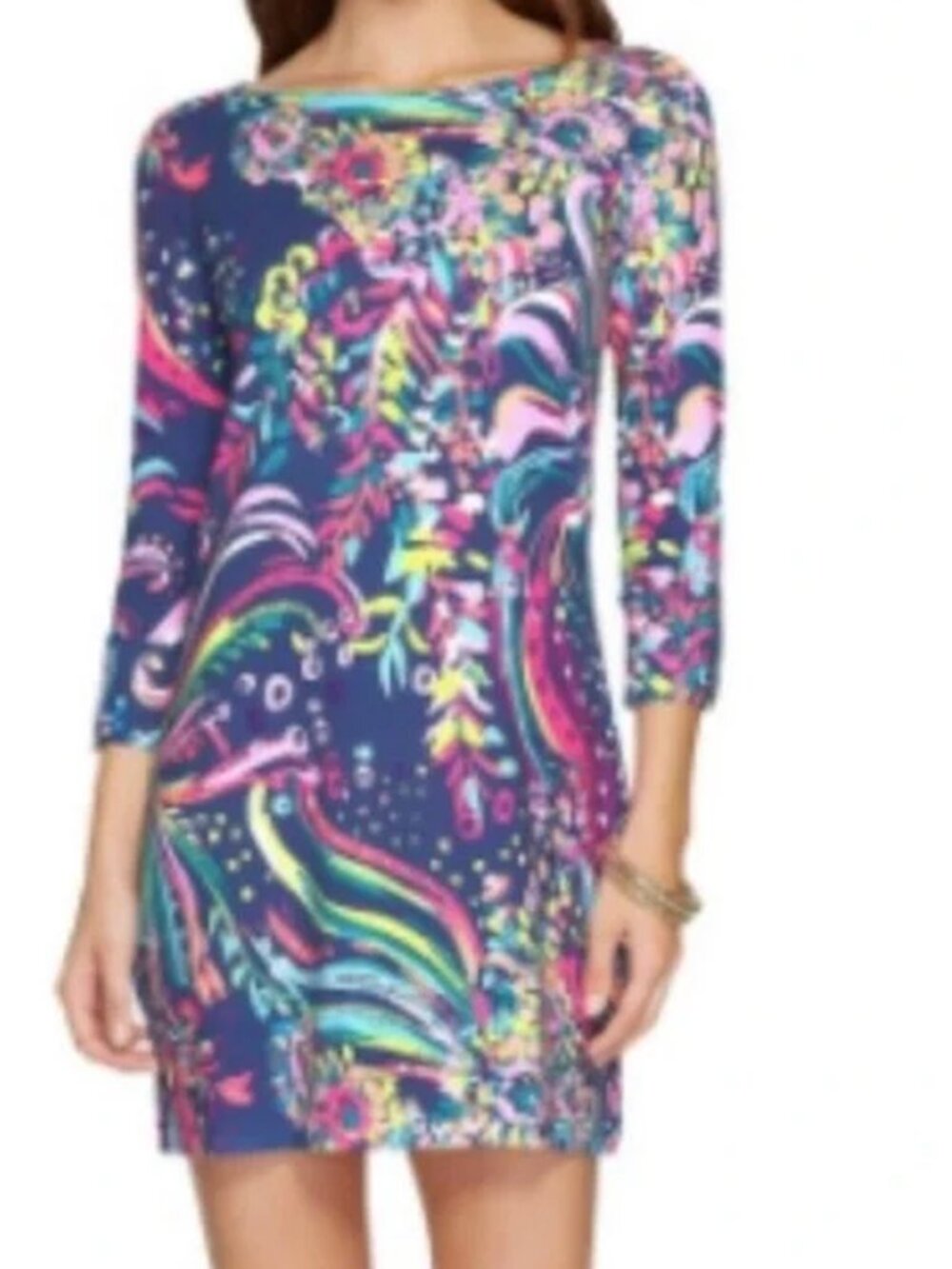 Lilly Pulitzer Sophie Dress in Beach Loot Women's Size XS UPF 50+